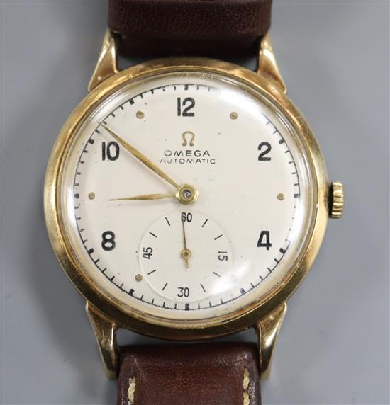 A 1940s 9ct gold Omega